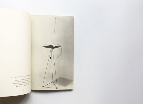 Alexander Calder: Sculpture of the nineteen thirties