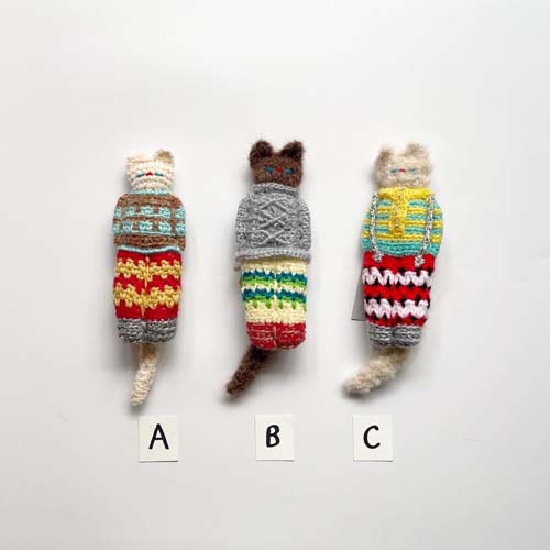 SWISH! ニット人形 CAT IN THE CITY 各種