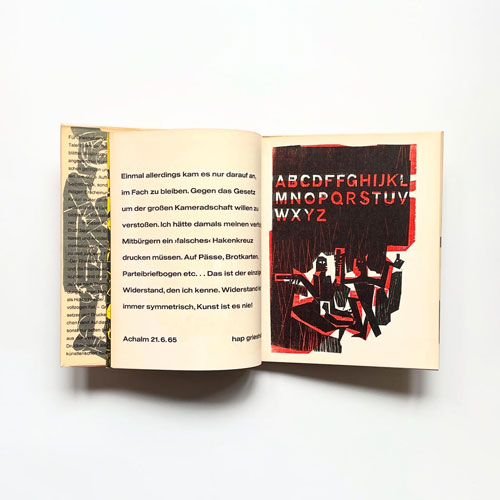 Grieshaber: Der Drucker und Holzschneider. Plakate, Flugblatter, Editionen und Akzidentia