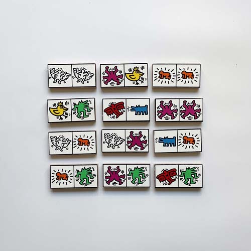 古書古本 dessin：Keith Haring: Domino Set（キース・ヘリング. Vilac
