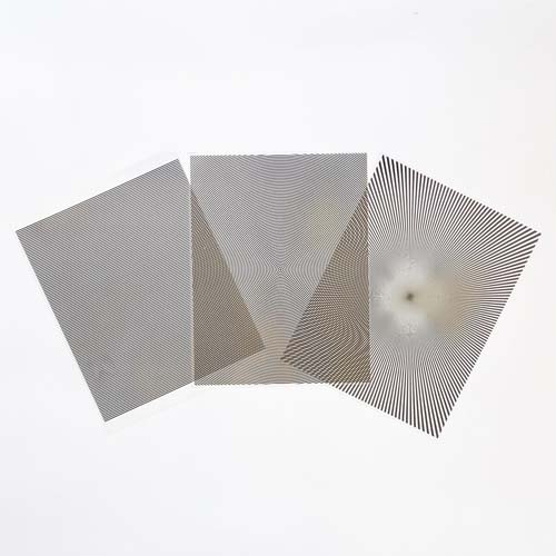 Visual Illusions in Motion with Moire Screens