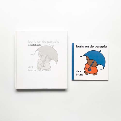 Dick Bruna: Boris en de paraplu - schetsboek