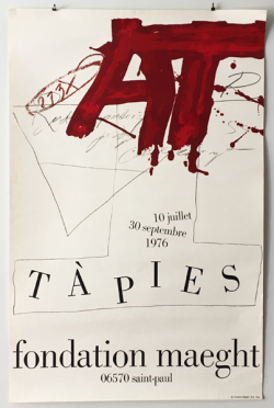 Antoni Tapies　ポスター 各種